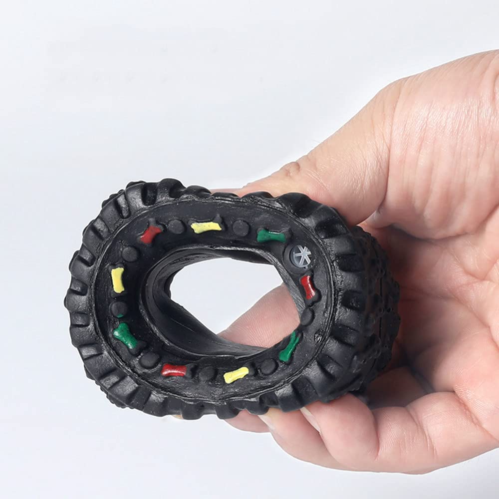 Hond Kauwspeelgoed, Banden Speelgoed voor Honden Natuurlijke Rubber Hondenspeelgoed voor Extreme Kauwen Banden Speelgoed voor Kleine Middelgrote Honden & Katten Intelligentie Training Sport Training