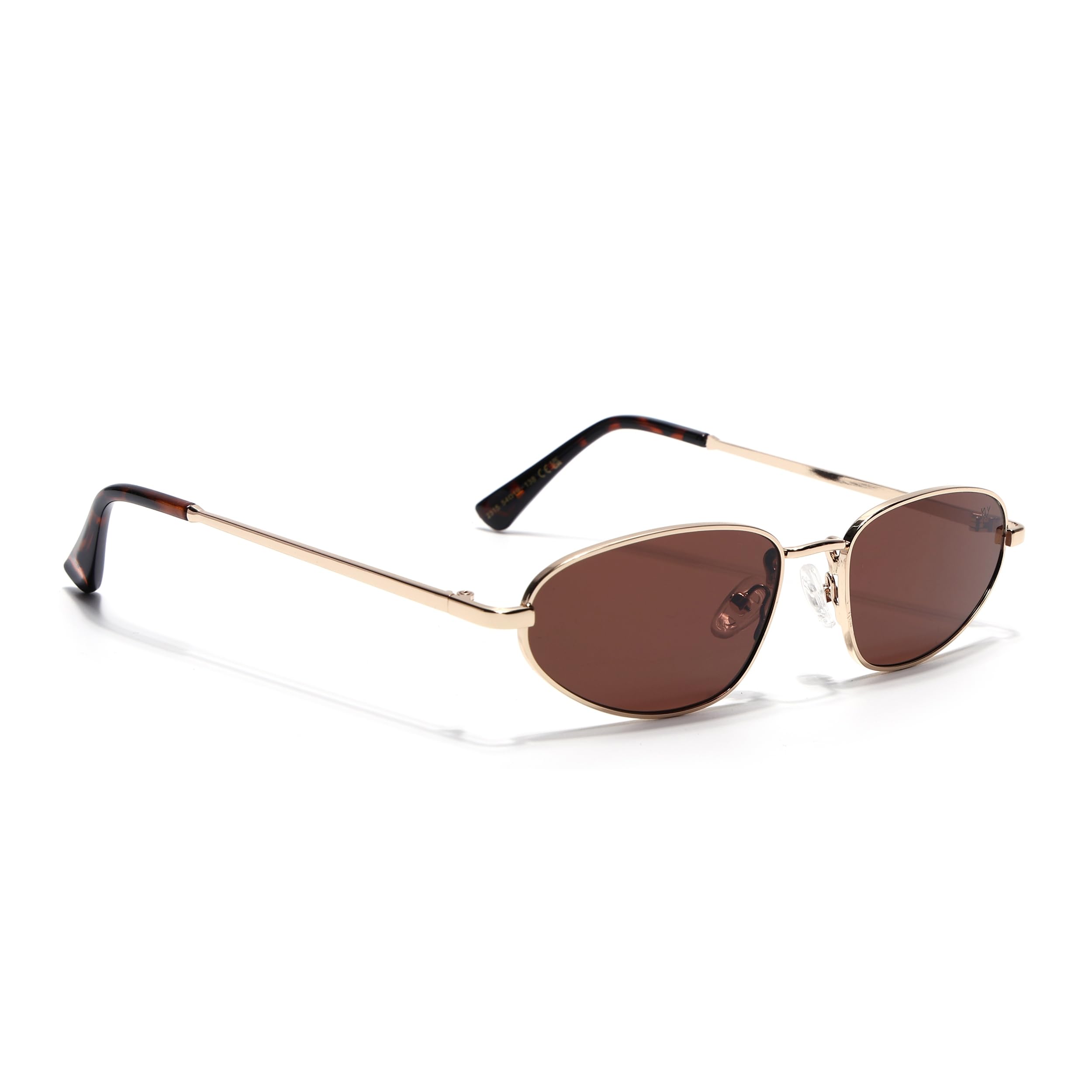voyage Oval Sunglasses for Men & Women (Black Lens | Black Frame - MG7144)-picture-27