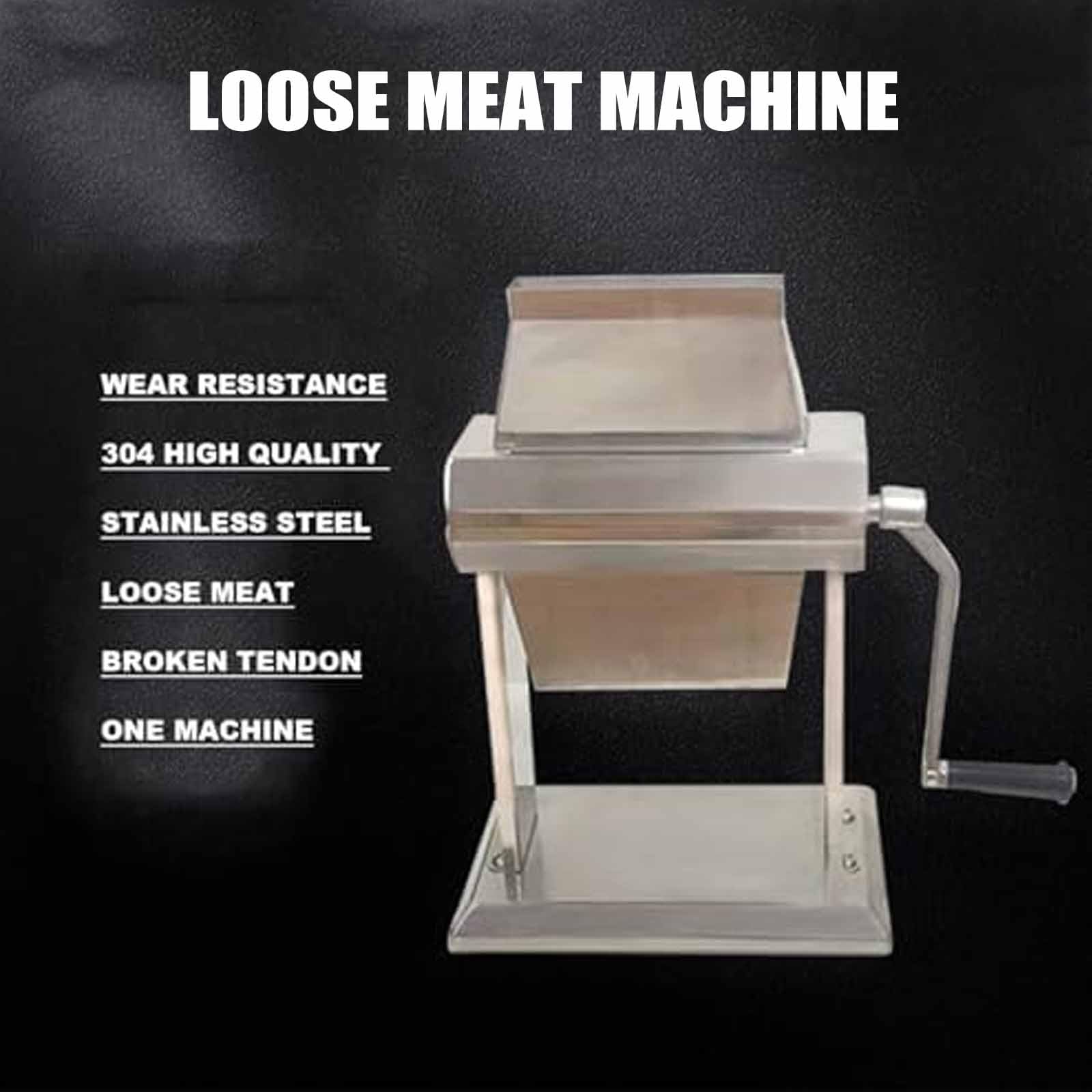 Batticarne in acciaio inox resistente con manico, strumento ad alta efficienza per intenerire la carne, consistenza migliorata, ideale per uso commerciale