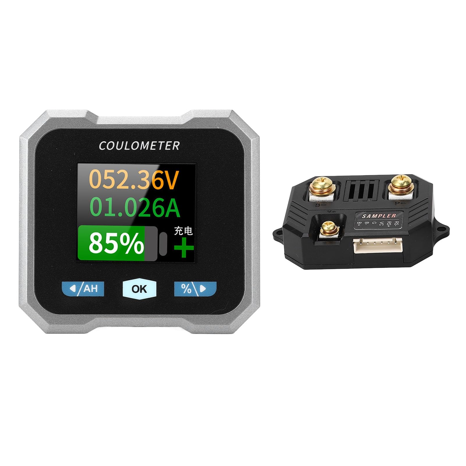 Inteligentny Wodoodporny Monitor Akumulatora BT Tester Napięcia o Wysokiej Dokładności do Motocykla RV 10-100 V 50A