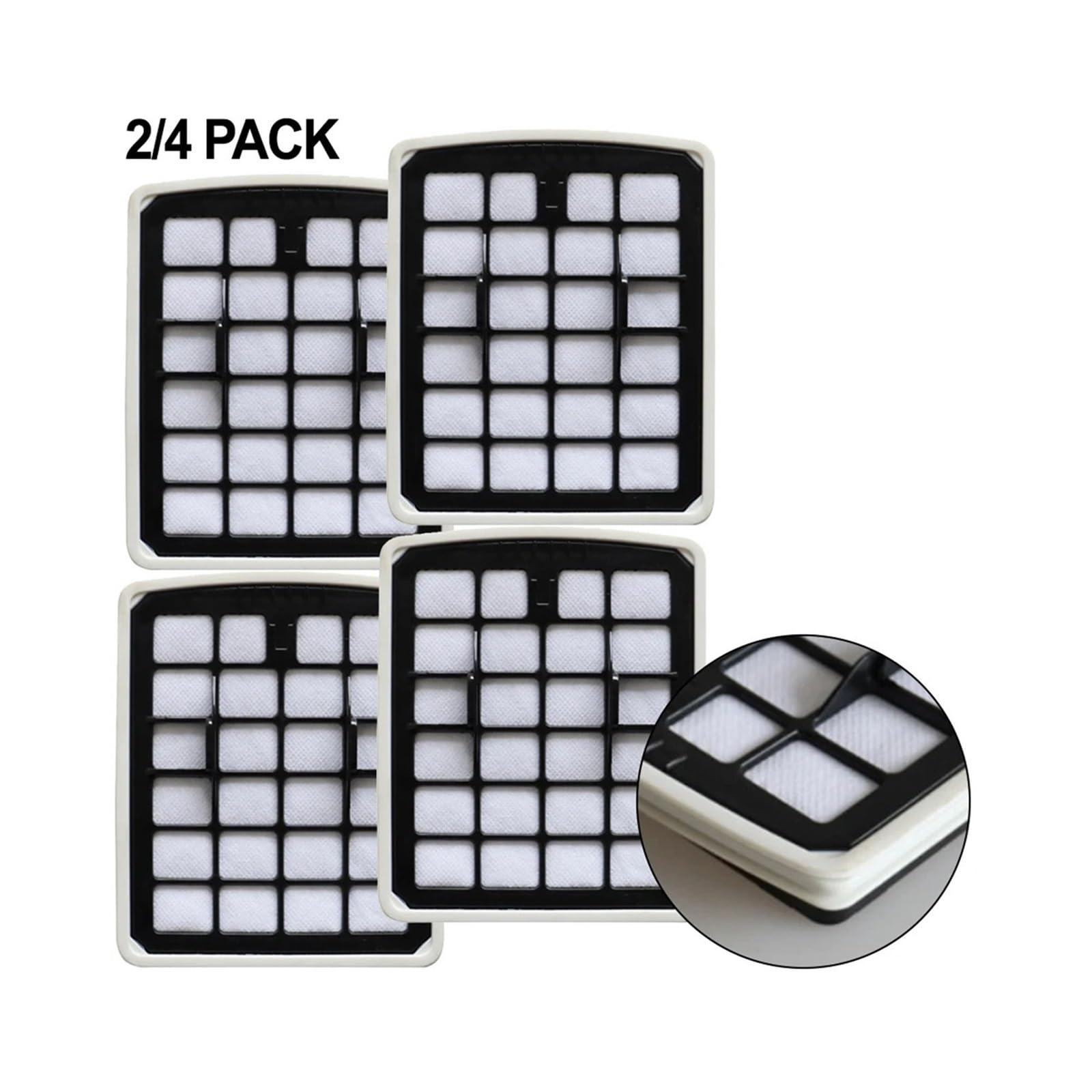 Schwammfilter-Set, Kompatibel for Eureka, V18C01A-200, Kompatibel for Midea, VCS41S160, VCS42S200, VCC18C Staubsauger(2pcs)