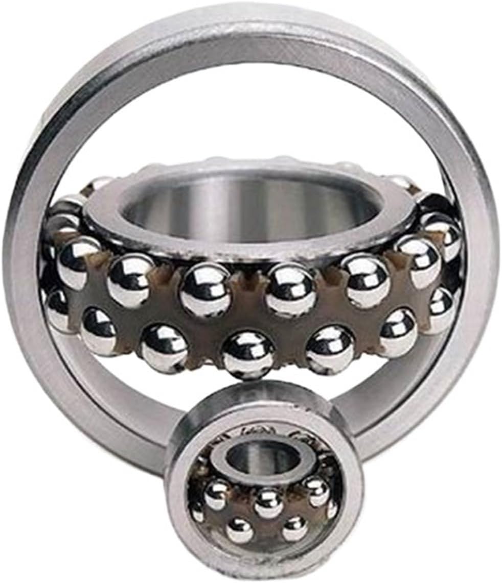 1PCS Double Row Ball self-aligning Ball Bearings 1200 1201 1202 1203 1204 1205 1206 1207ATN(1206 30x62x16)