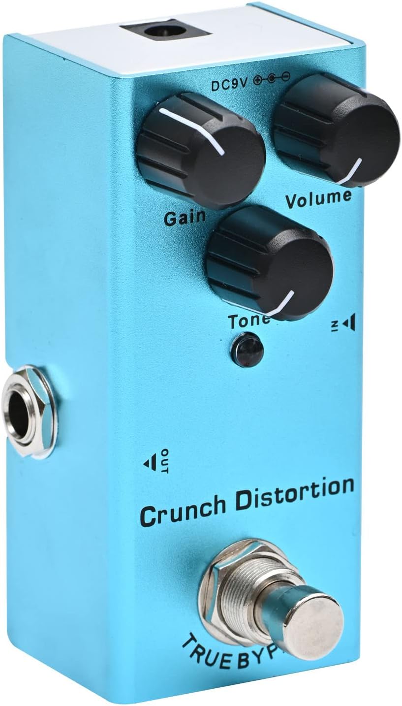 AIMEIS Electric Guitar Crunch Distortion Effects Pedal with