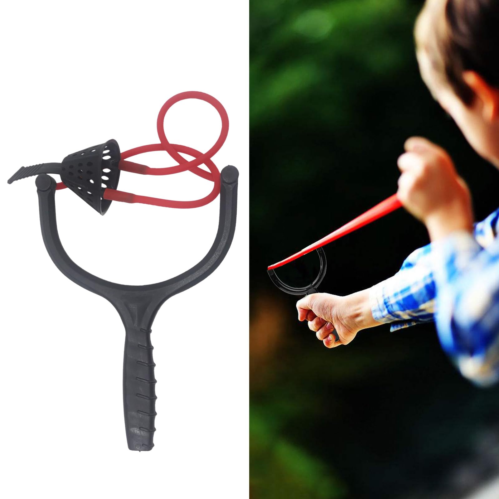 Amazon | 釣りカタパルト スリングショット ポータブル釣り餌 投げ餌