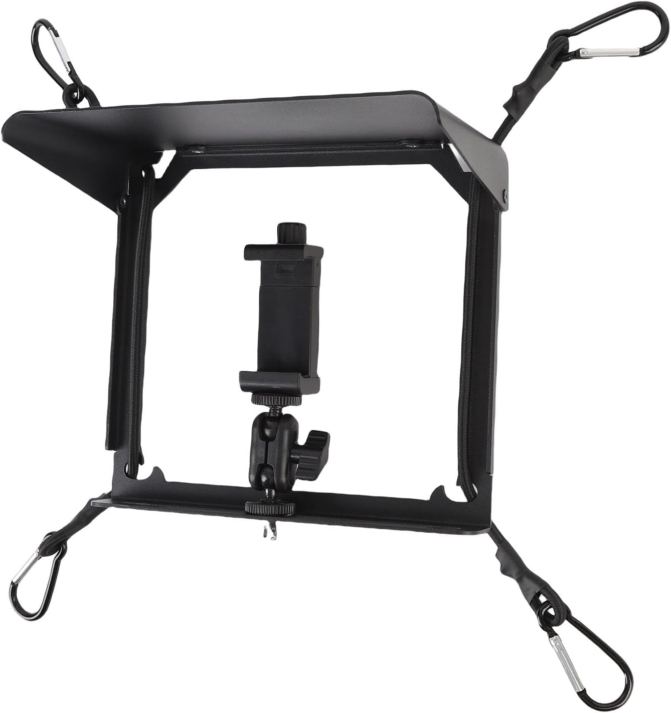 Cell Phone Fence Mount with Shade Game Changer Mounting Kit for Phone Action Camera Recording Baseball Football Rugby Softball Games