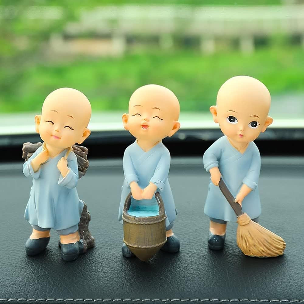 YUZDNM Decoration Art Statue Sculpture - Car Dashboard Decoration Set,Cute Doll Ornaments,Desk Ornaments(#2)