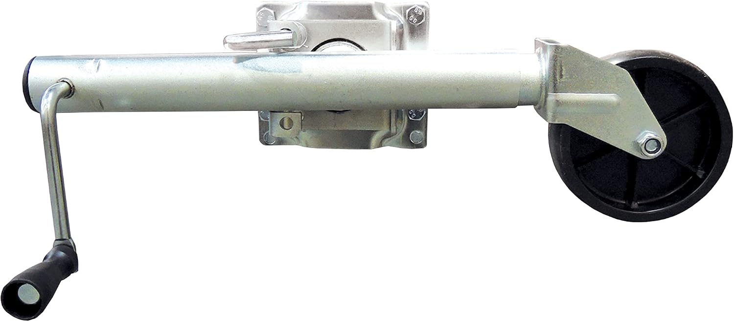 TOWSMART Side Wind, Swing Down, Bolt-on Trailer Jack, 1,000 lb. Capacity, 10 in. Lift