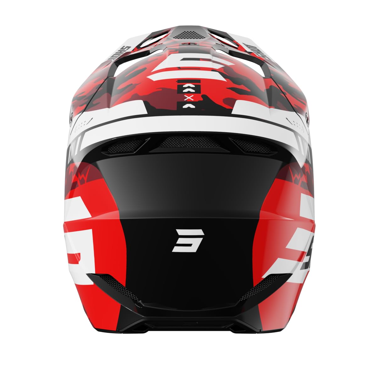 Shot Race Gear Kask motocrossowy certyfikowany ECE 22.06 – Kask crossowy z wzmocnionej skorupy SRS – 16 otworów dla efektywnego systemu wentylacji – Wyciągana wyściółka, z możliwością prania