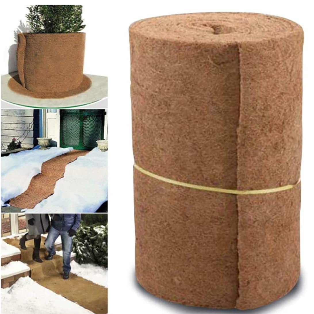 Rouleau De Fibre De Noix De Coco, Rouleau De Doublure Pour Paniers Suspendus, Fibre De Coco Pour Plantes, Doublure En Fibre De Coco Naturelle, Tapis Pour Animaux Domestiques, Jardinière Pour
