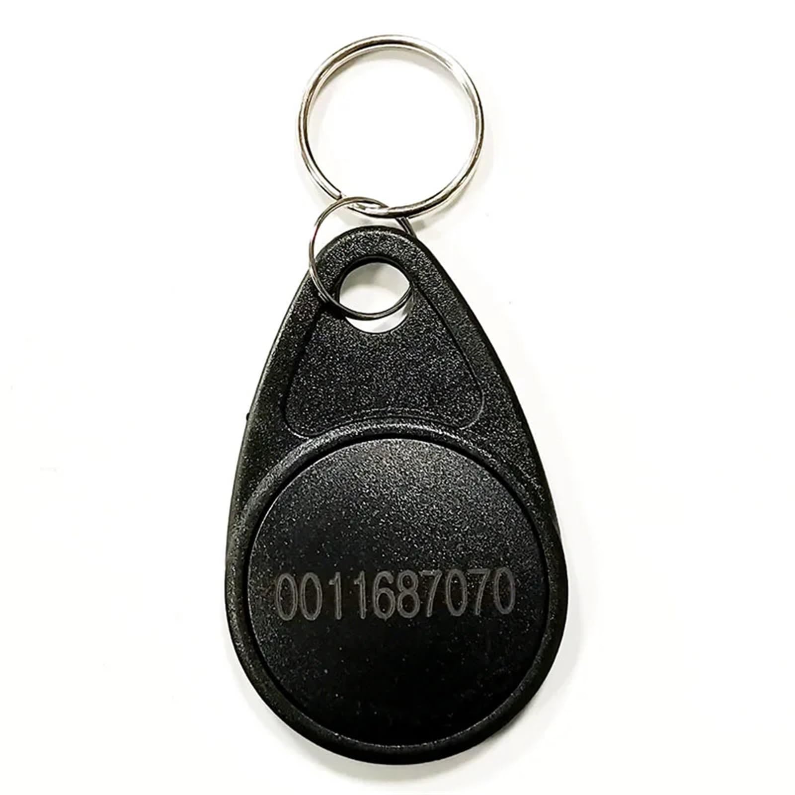 100 sztuk/partia breloki RFID 125 kHz zbliżeniowe ABS ID kluczowe znaczniki kontrola dostępu TK4100 EM4100 czarny chip