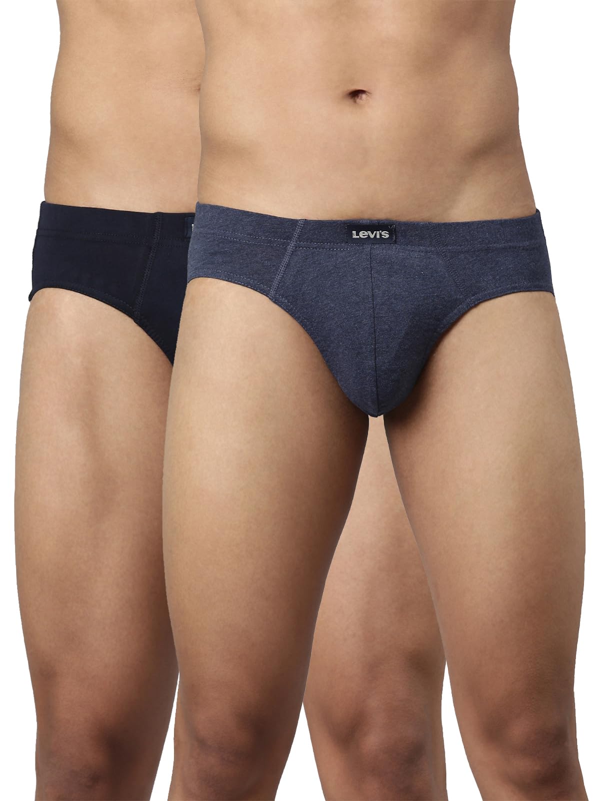 Men-Innerwear-(Category)-BRIEF- (Style ID)-#011-BRIEF-NAVY/NMEL-P2-(Color)-NAVY,N.MELANGE-(Size)-L