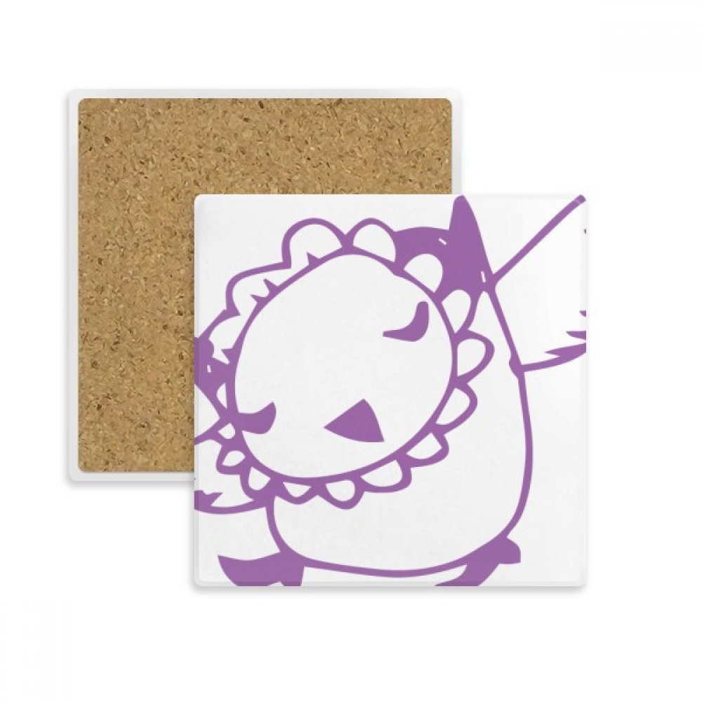 Coaster oiseau cartoon en pierre pour embellir vos pauses café et apéritifs entre amis