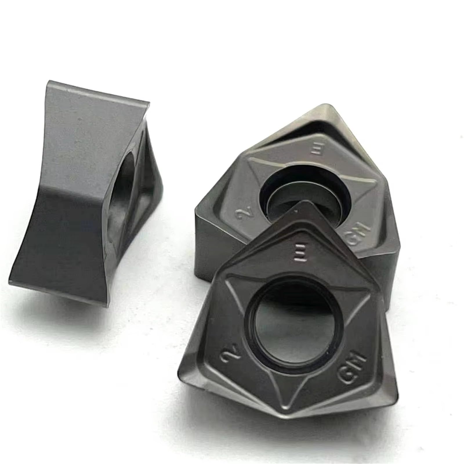 WNMU080608 Utensile Per Tornitura In Metallo Duro Ad Avanzamento Rapido, Esagonale A Doppia Faccia, Angolo Retto Di 90 Gradi WNMU 080608 Utensili Per Tornio(080608-GM KT8060,20PCS(2box))
