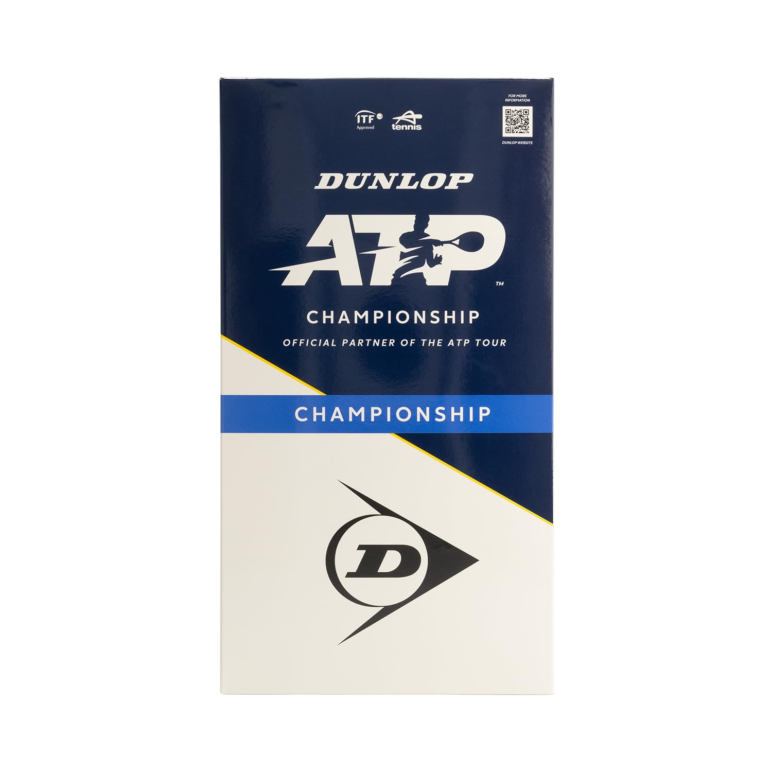 Balle De Tennis Dunlop Balles De Tennis ATP Caoutchouc/felt Jaune 4
