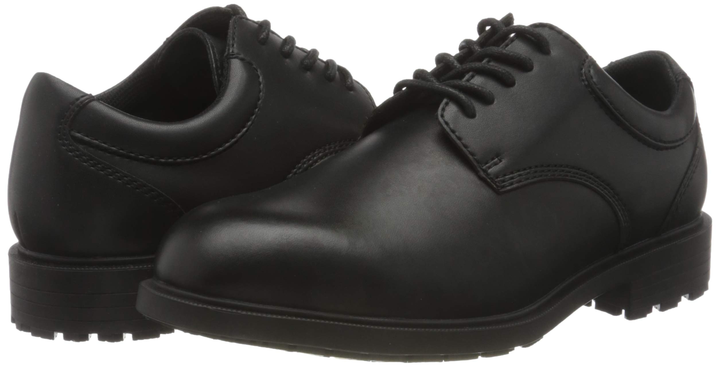 Zapatos negros 20321-38/5 CAMBRIDGE III de Shoes for Crews, con puntera de acero, para hombre, número 38, Negro | OB E SR - Zapatos de trabajo cómodos con plantilla acolchada antideslizante