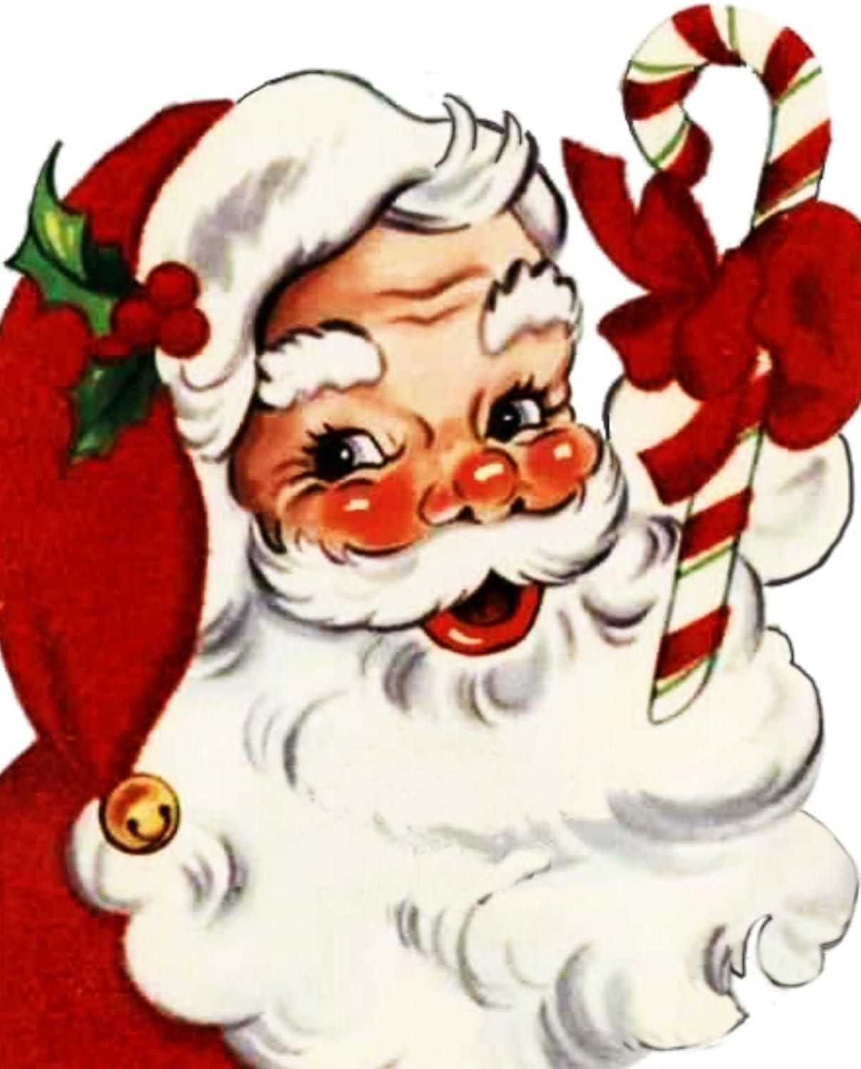 Preeklen Tin Sign 015 Christmas Wall Art, Vintage Santa Claus, Christmas Wall Art, Vintage Santa Claus, Santa Claus, Christmas Decoration Metal Sign Metal Tin Sign 8X12 Inch