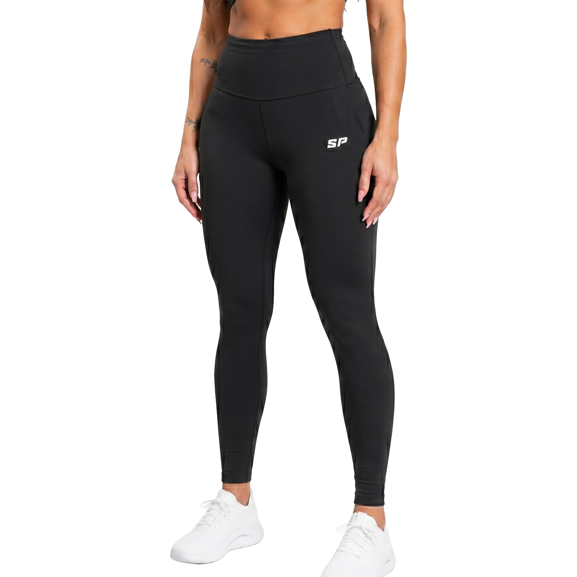 Starpro Leggings da donna a vita alta, per yoga e fitness, con tasche nascoste, taglie dalla XXS alla L