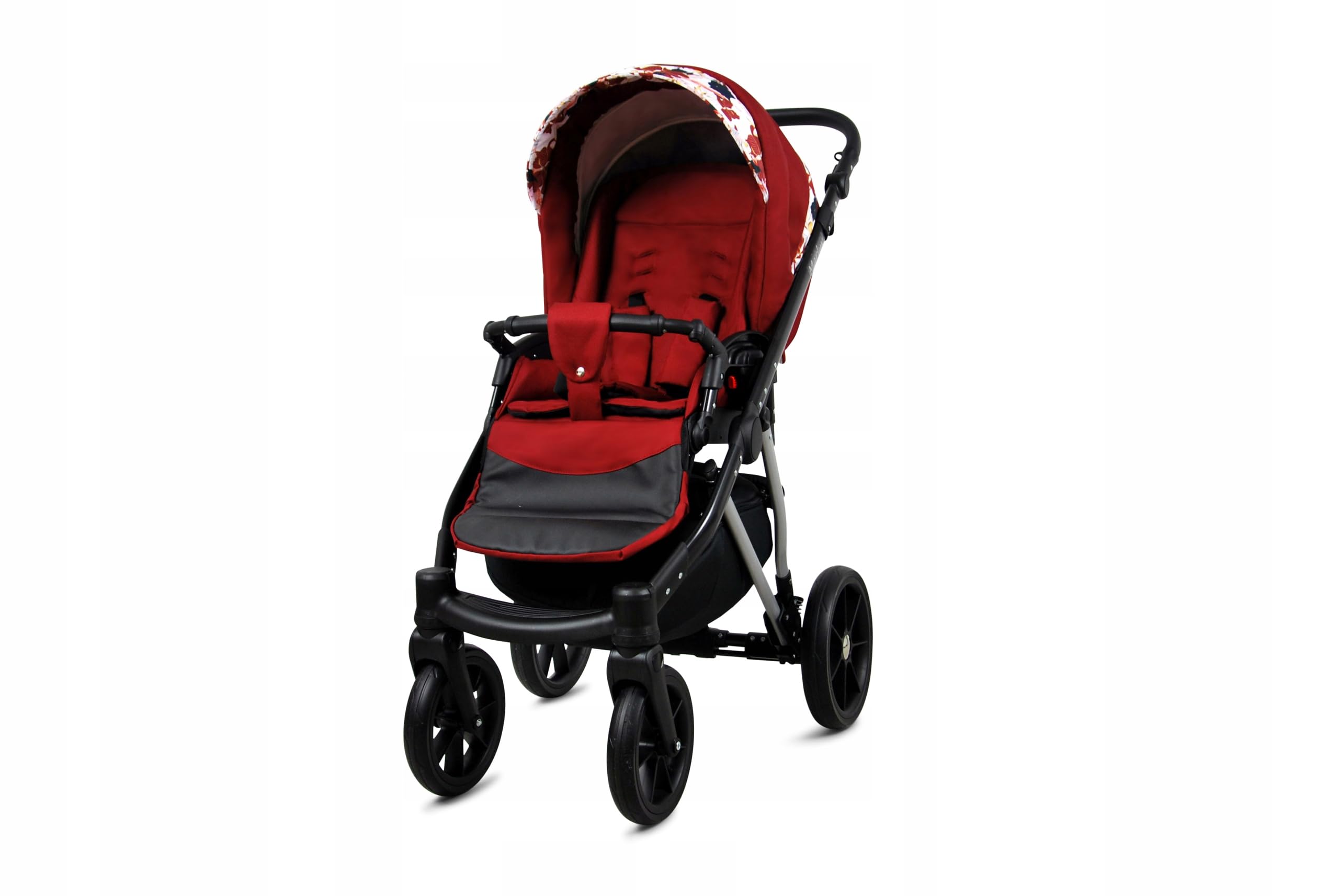 BabyLux® Carrito de Bebé Sistema de Viaje Set 3 en 1 - Marlux Magnetic - incl. Capazo, Silla de Paseo, Silla Coche - Cochecito - con Bolso cambiador, Cubierta para la lluvia, Mosquitera etc.