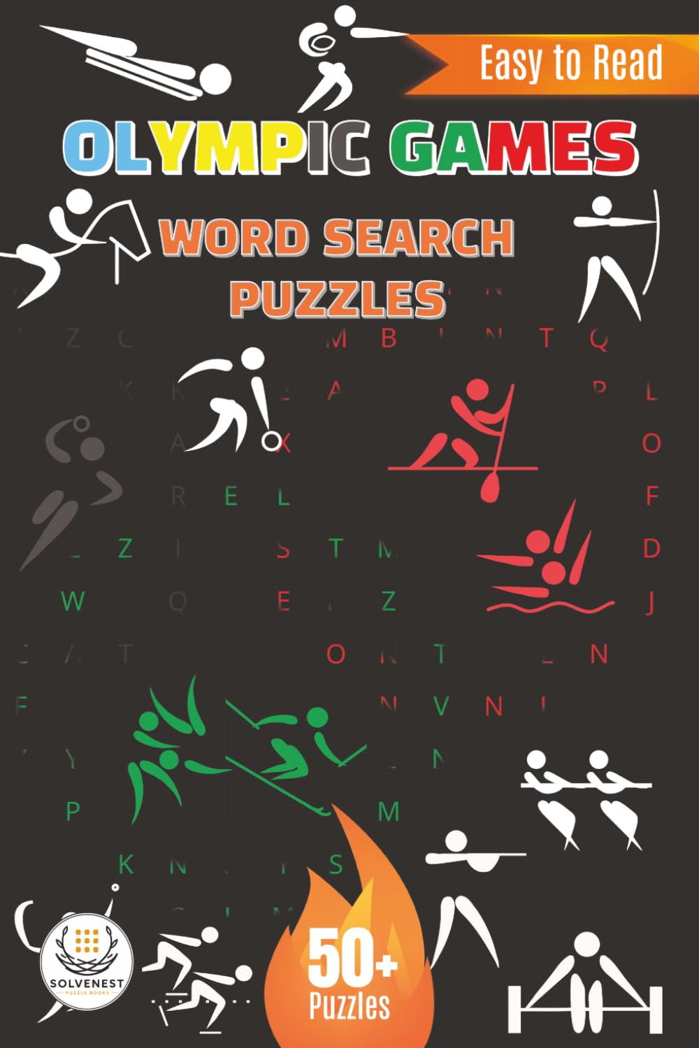 Olympic Games Word Search Puzzle Book: Word Searches with Easy to Read Print about Olympics, Sports and More | 6x9 inches (15.24 X 22.86 cm), 110 ... Holidays and Free Times | Solutions Included