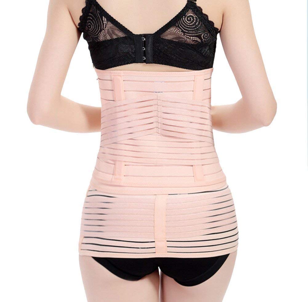 Cintura elastica da donna per gravidanza, maternità, traspirante, post parto, pancia snellente, colore-L