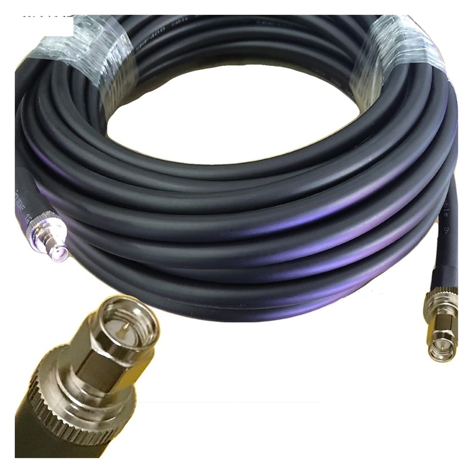Sky City LMR-400 SMA męski do SMA. Złącze żeńskie RF. Kabel antenowy na pigtail LMR400. Szynka radio 50 cm 1 m 2m 3m 5m 10 m 15m 20m (Color : 1m)