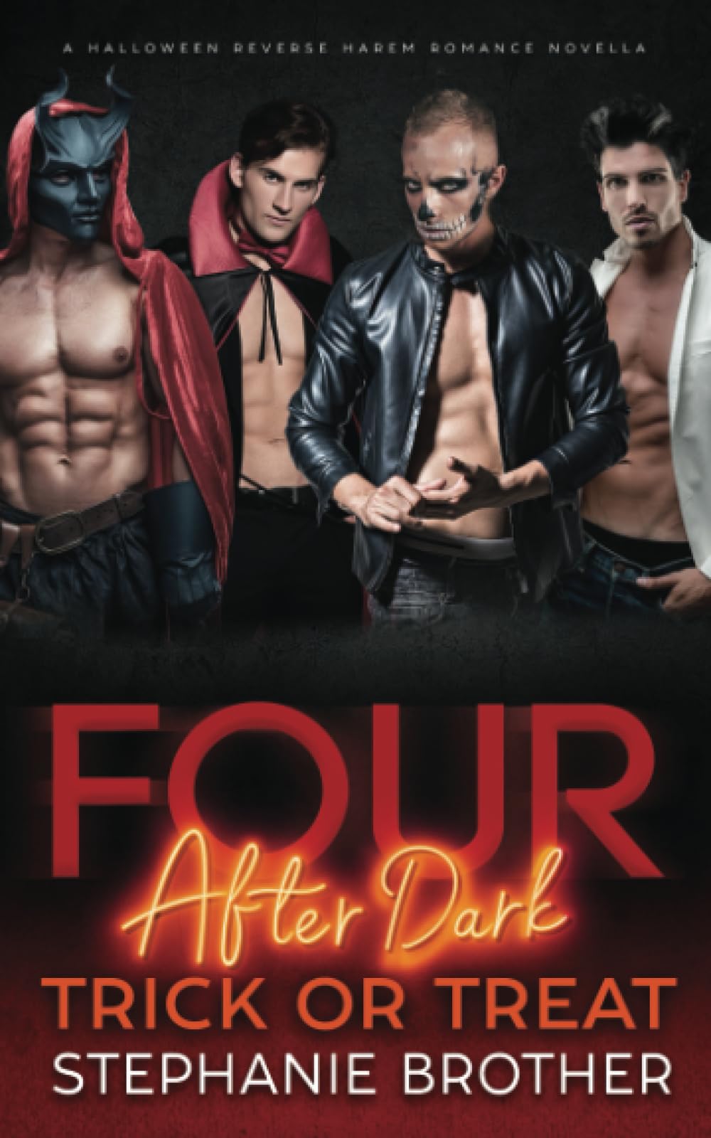 Trick or Treat: A Four After Dark Halloween Reverse Harem Romance Novella