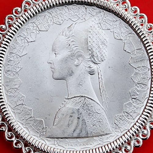 Miniatura 2 de 1966 Italia 500 Lire BU Unc 83.5% Plata Moneda 925 Collar NUEVO