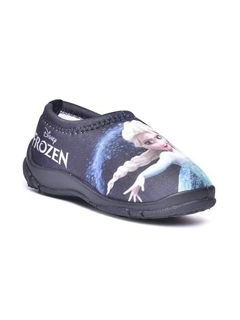 Disney Frozen Kids Girls Navy Lycra Shoes by Toothless Walking