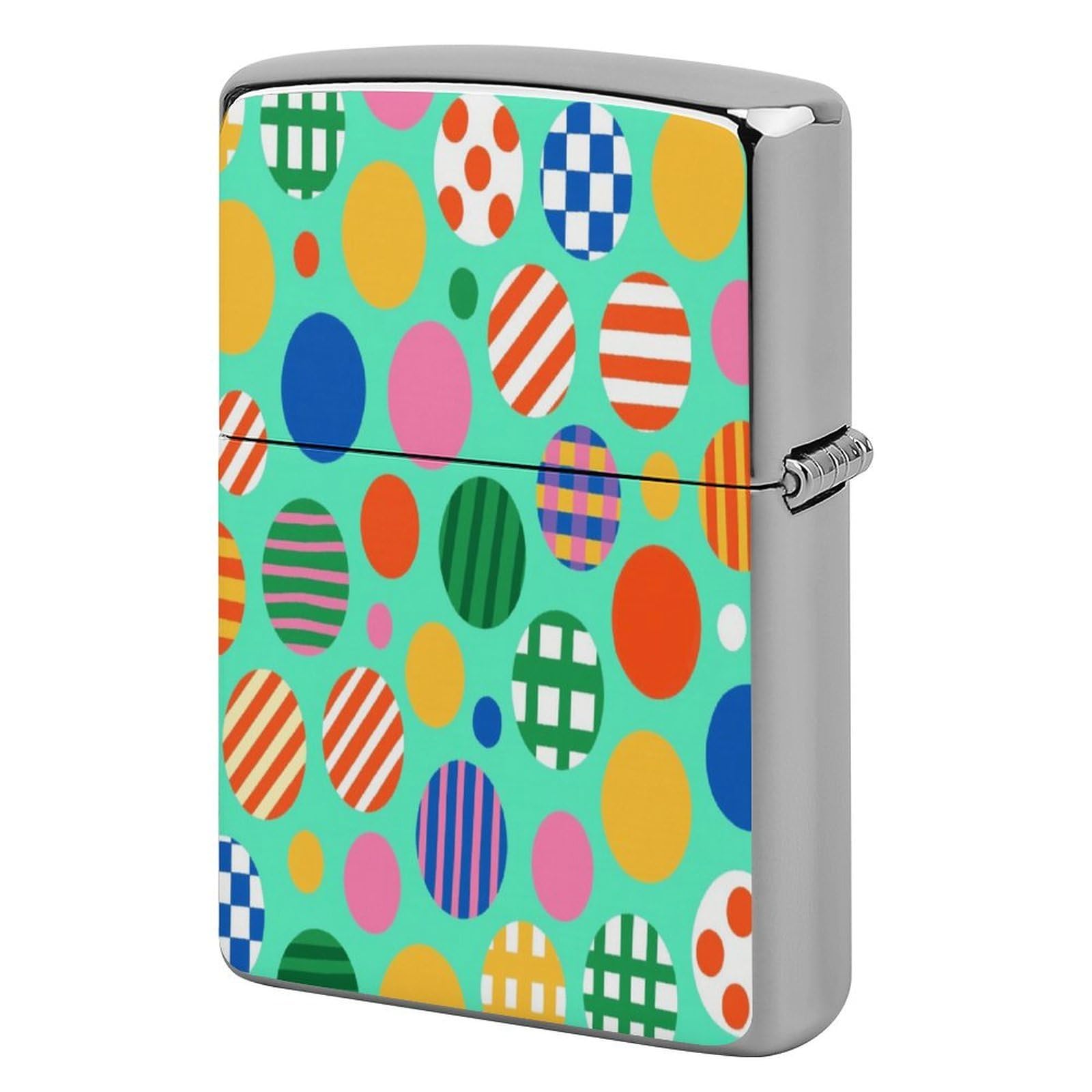 Fekiloot Style Irregular Pattern Lighter Case Cover Metal Lighter Case