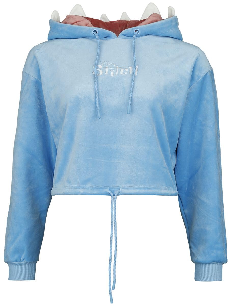 Sweat à capuche Stitch Disney bleu taille S idéal pour vos sorties cocooning - 7