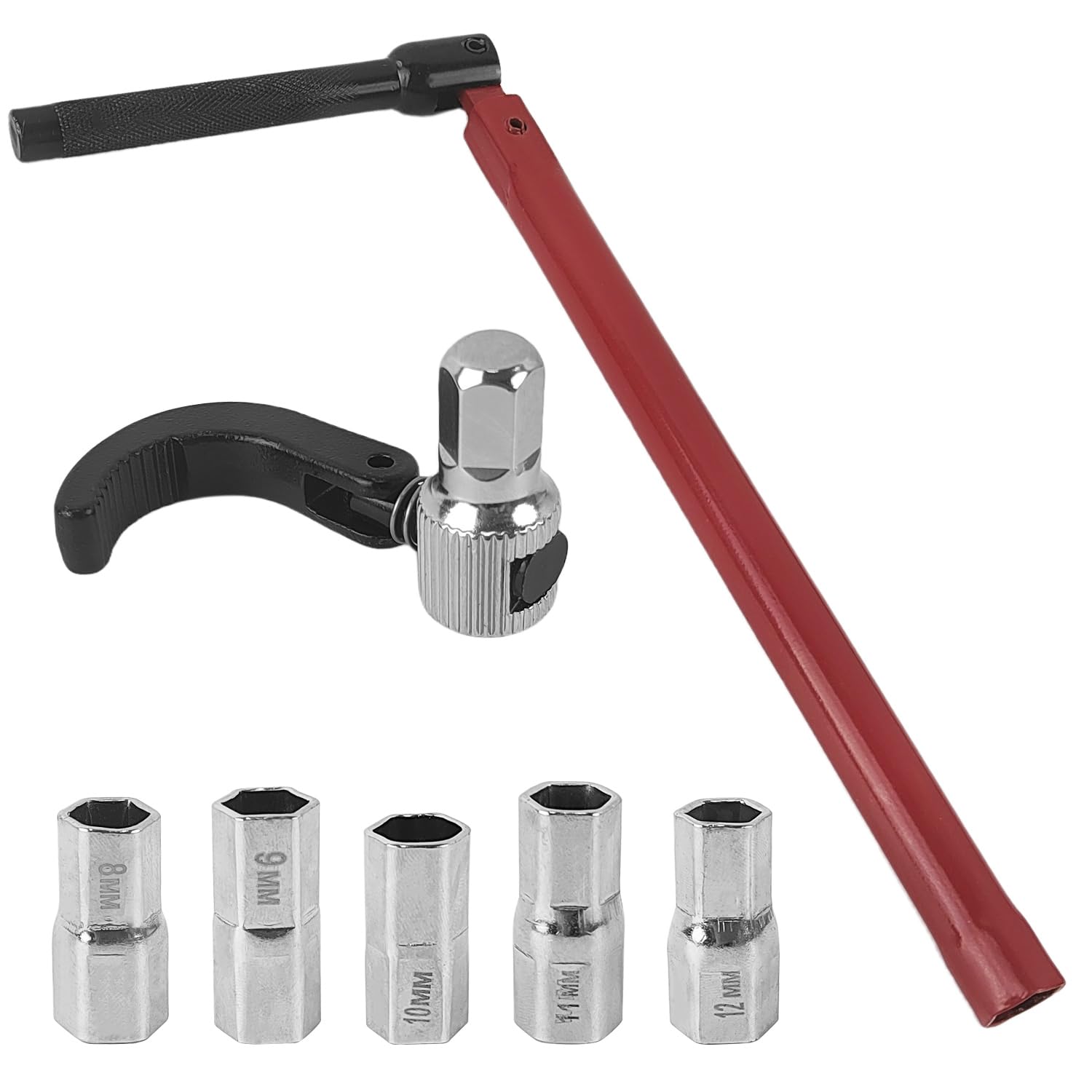 Manutenzione Rubinetto Set Chiave Per Rubinetto Lavello - 8 Pezzi Con Bussole 8-17mm Per Installazione Sottolavello Attrezzo Riparazioni Rubinetti - 9