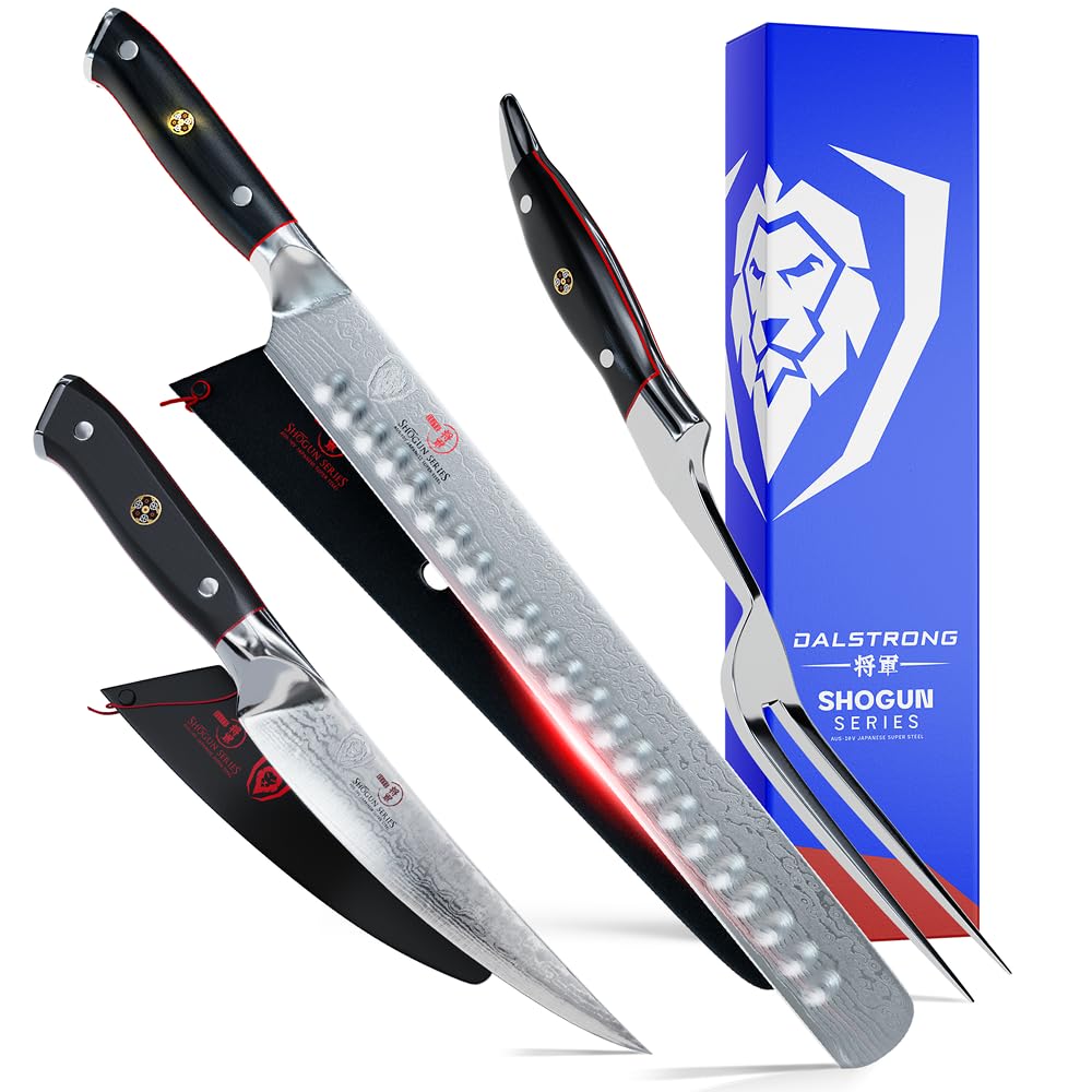 Dalstrong 14" Extra-Long Slicing Knife - AUS-10V Steel — Amazon image 7