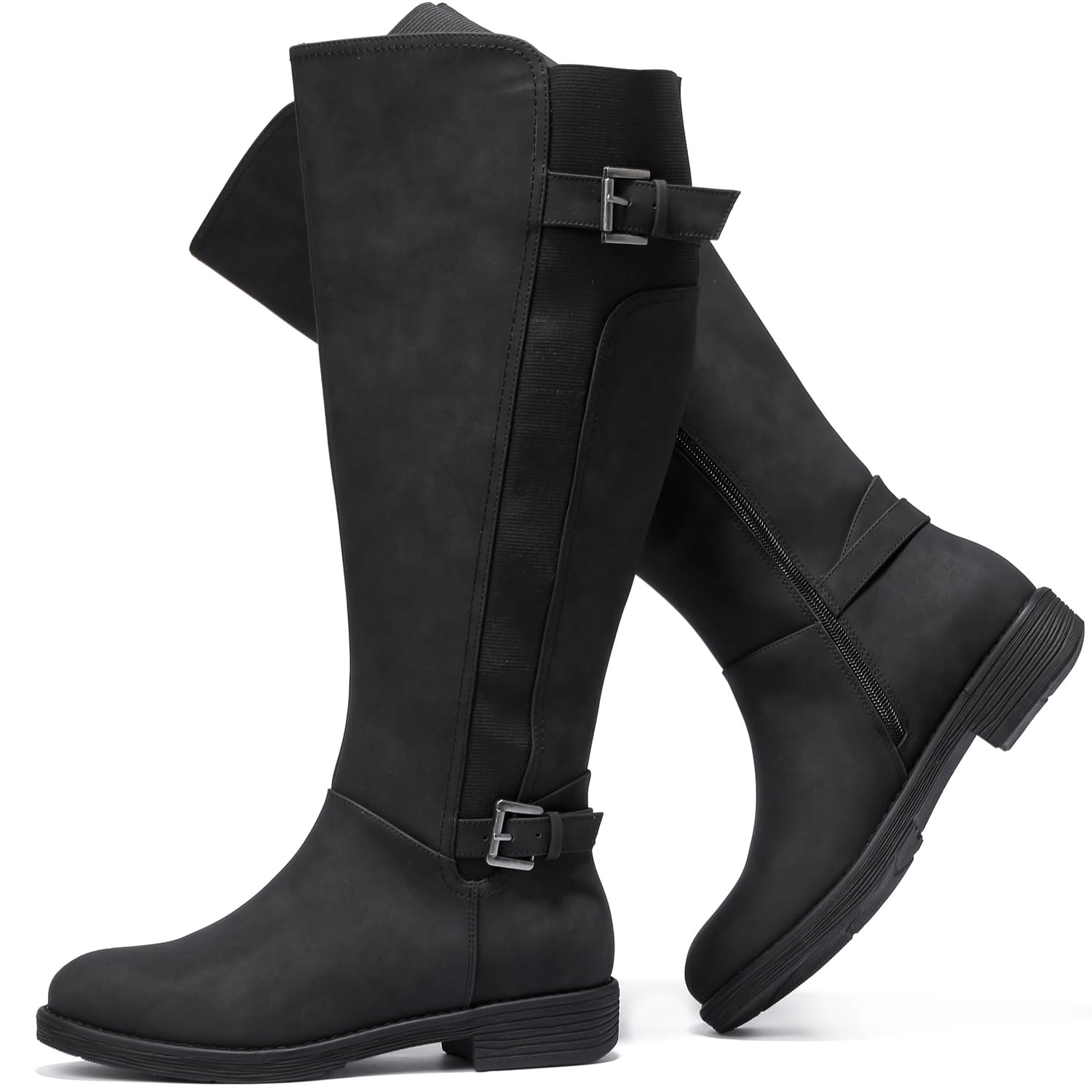 Plus Size Thigh High Boots Extra Long Wide Calf Boots Womens Size