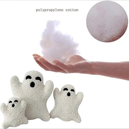 Miniatura 5 de Bonita almohada de fantasma, almohada de felpa con forma de fantasma, almohadas decorativas de Halloween, almohada de fantasma de Halloween, animal