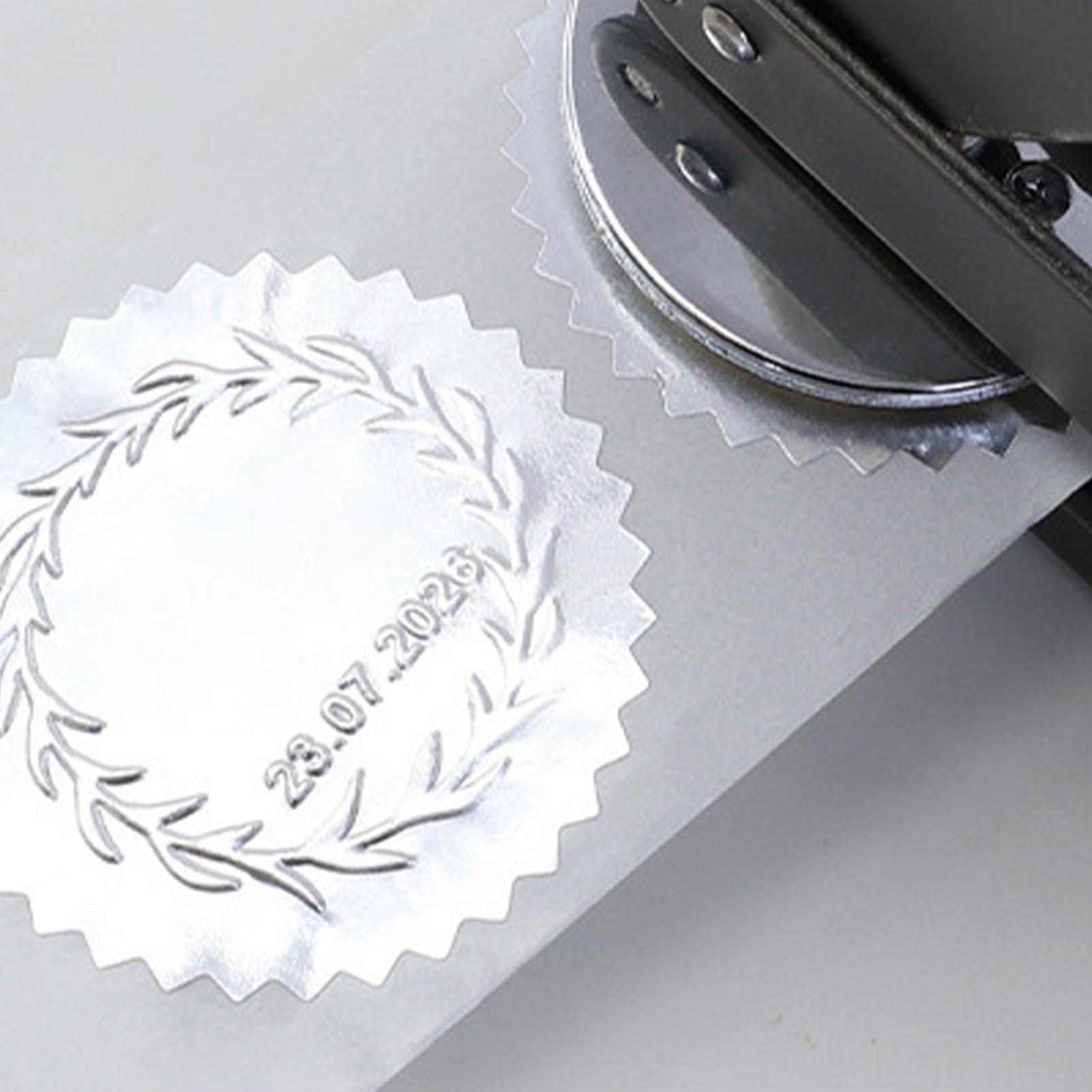 a Rilievo Stampo Per Sigillo Artigianale Con Motivo Ben Definito | A Rilievo Libri Ideale per Ufficio Matrimonio Biblioteca Scuola Artigianato Buste Commerciali