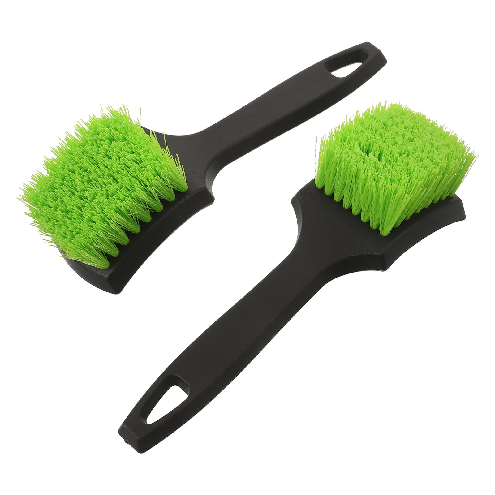 LOORGVEL Livestock Water Bucket Brush 2pcs, Dense Firm Bristles, Plastic Handle, Crevice Cleaning Brush Head, Farm Water Container Scrubbing for Horse Buckets and Barn