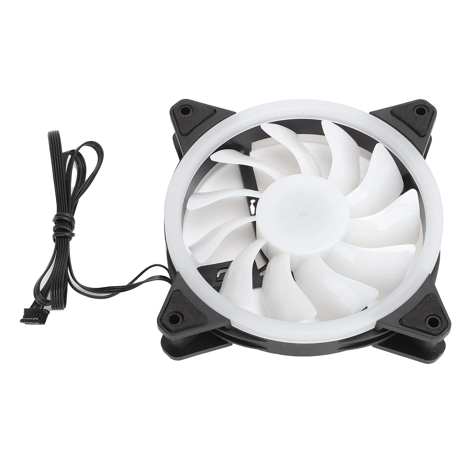 Fabater 120mm Wentylator do Obudowy Komputera 3 szt. 6-Pin Podwójne światła RGB Pilot Wyciszenie łożysko Hydrauliczne Cichy Wentylator Obudowy Komputera do Konfiguracji Gier