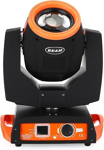 Vista 9 de MAD HORNETS Luz de cabeza móvil LED RGBW Luces de haz Luces de escenario Luces LED Spot Luces de cabeza móvil 230W 7R Beam Luces de cabeza móvil 8