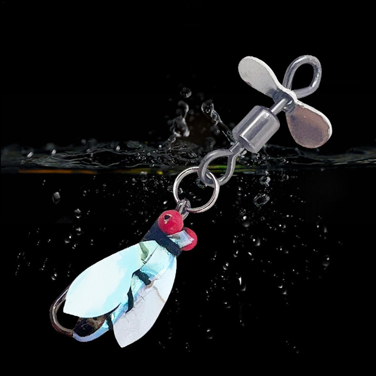 JIG -Köpfe zum, Eisfischerei Jigs Kit | Simulierte Jig -Köpfe Fliegenhaken Set | Leichtes Design Fly Bait Kit für Lange Reisen und Kurze Ausflüge verwenden