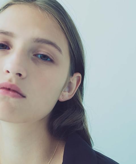 Amazon | (エテ) ete K18YG パーティクル ピアス 270837 FREE イエロー