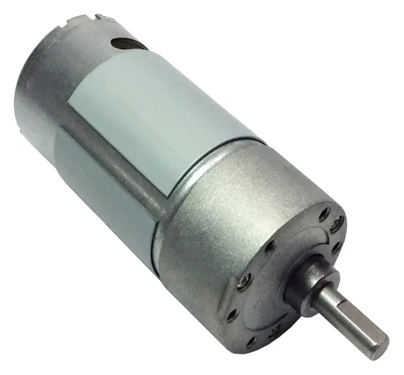 12 V DC-Getriebemotor, Hochgeschwindigkeits-Getriebemotor mit 900 U/min, 37 mm Durchmesser, 6 mm Welle