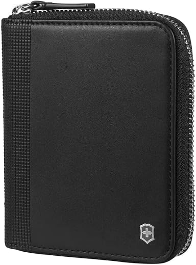 Victorinox Unisex Leather Altius Alox, Clutch Wallet, Black (611576)