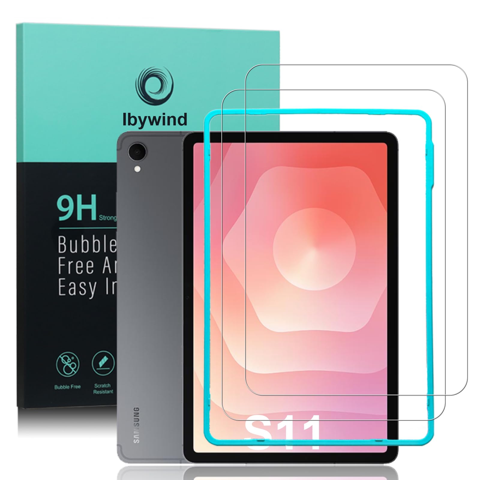 Amazon.co.jp: Ibywind 対応 Samsung Galaxy Tab S11 ガラスフィルム 2