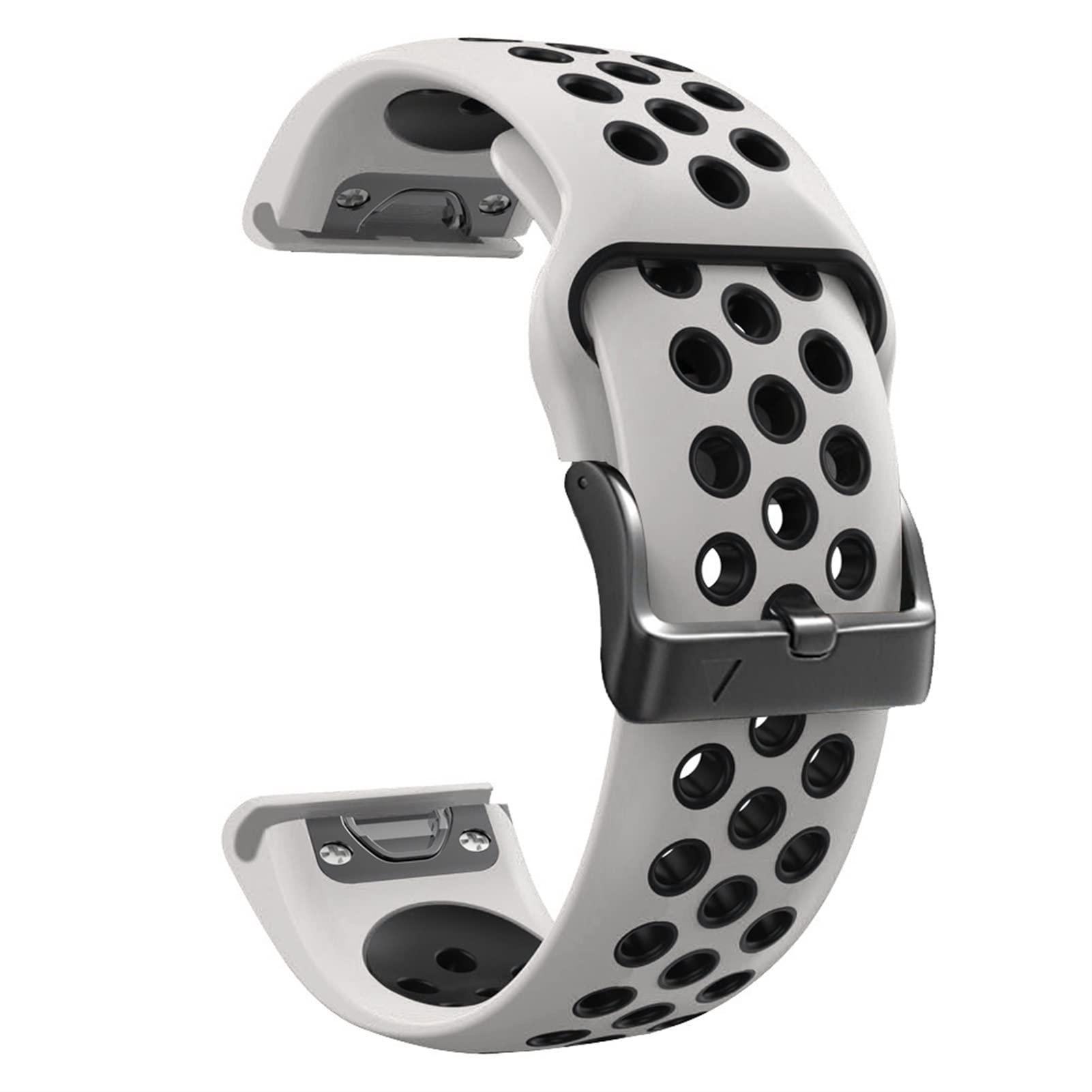Bracelet silicone 26mm de rechange pour Garmin Fenix 5X 6X 3