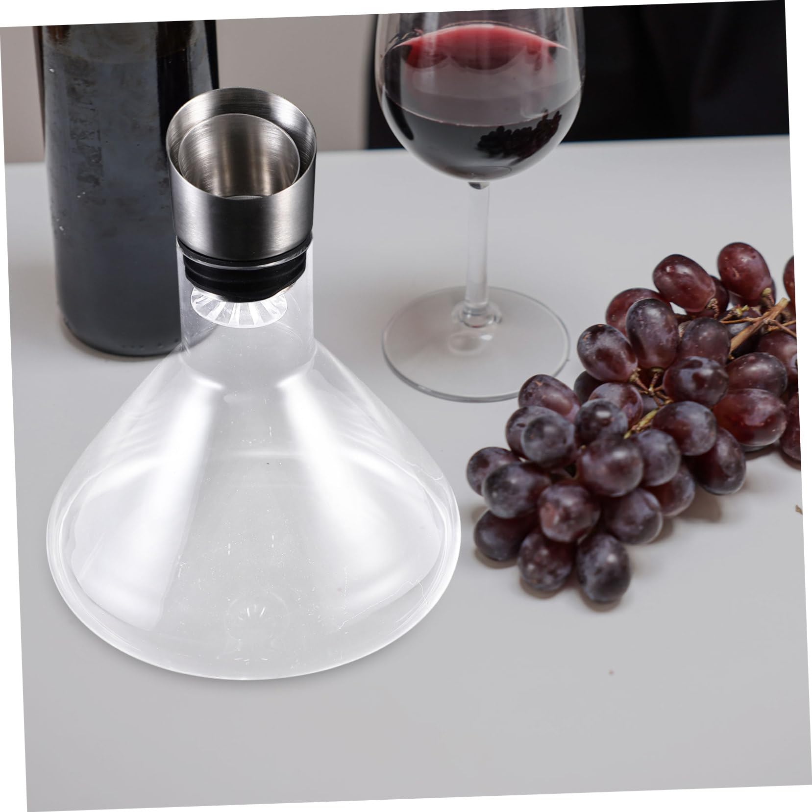 Jarra de agua en la cama, botella de agua, aireador de vino, decantador, jarra de agua en la cama, vertedor de vino, jarra de vino, divisor de licor, jarra de vino tinto, divisor de
