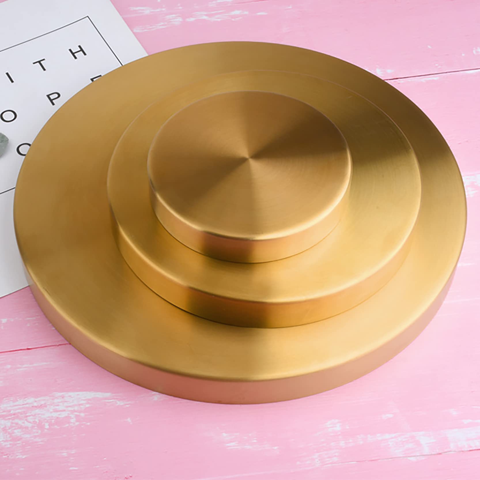 1 x taca na rośliny ze stali nierdzewnej (30 cm x 3 cm), okrągłe tace ociekowe do doniczek, złota taca na doniczki, duże metalowe spodki na rośliny, do zbierania ogrodu, odprowadzania wody w doniczce i nadmiaru wody