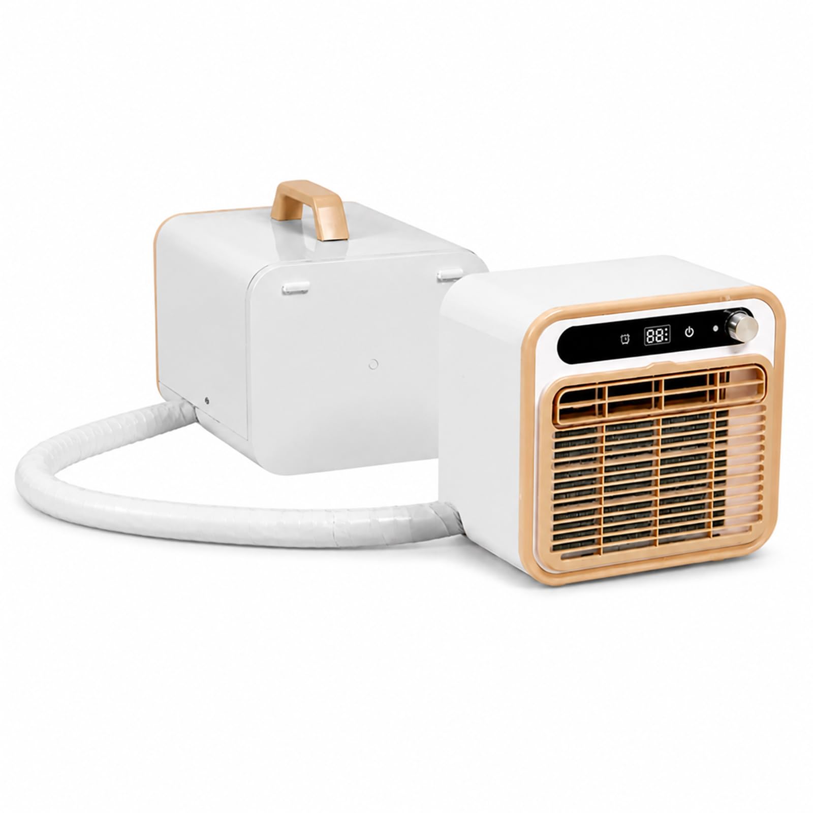 Acondicionador de Aire portátil, diseño Dividido Tranquilo de Camping AC Unidad con Opciones de tubería de tamaño múltiple, para el Uso al Aire Libre de la Oficina de la Sala de Tiendas de campaña