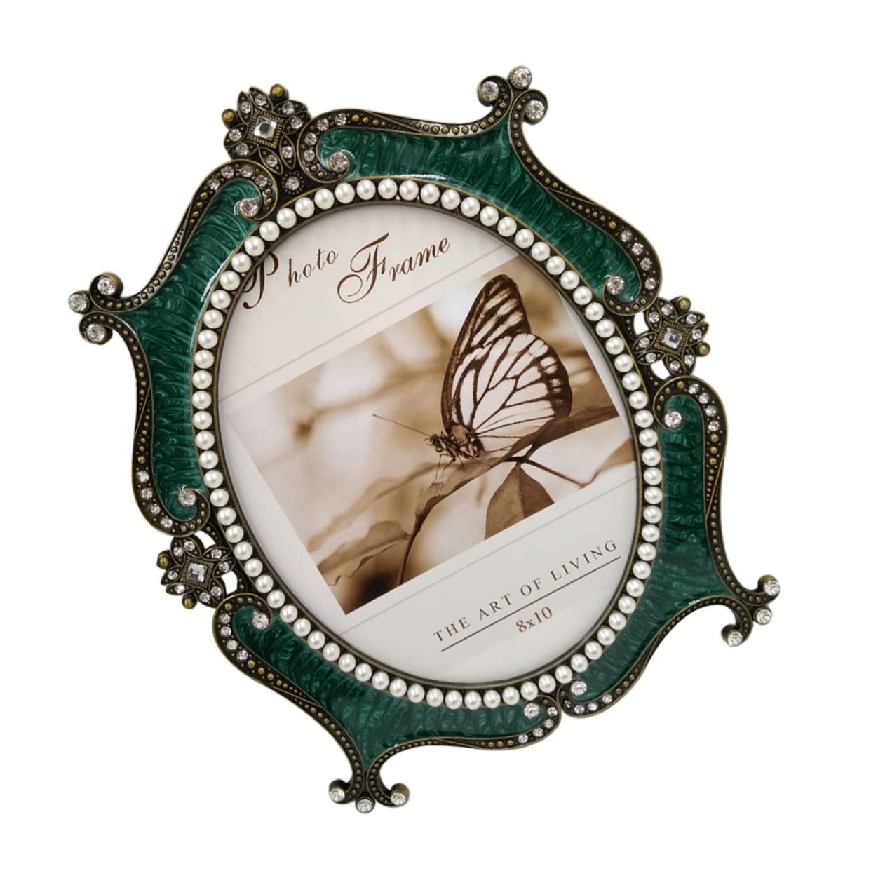MAGICLULU 1pezzi Cornice Per Foto in Metallo Da Tavolo Design Retrò Elegante Per Matrimonio Decorazione Unica Per Camera Da Letto e Ufficio