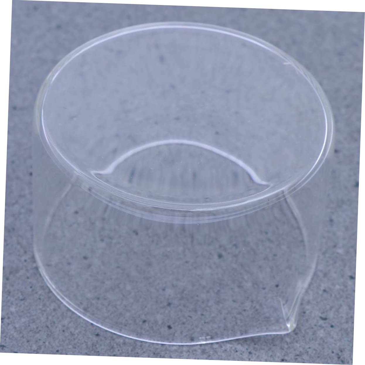 Alipis Glass Crystallizing Dish Reusable Meal Prep Containers Flat Bottom Spout for Lab