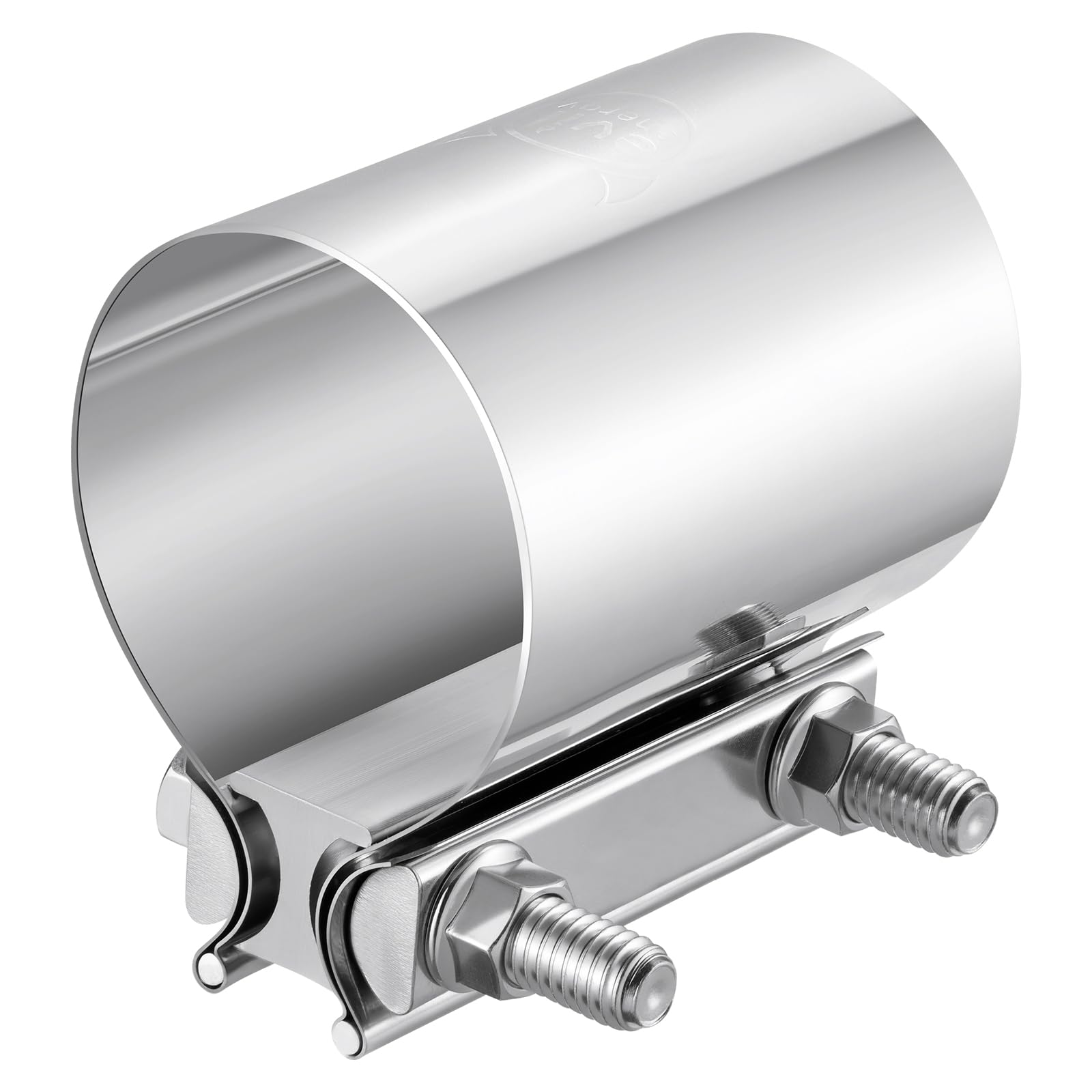 EVIL ENERGY 排気クランプ バットジョイントバンドクランプ スリーブカプラー ステンレススチール (2.5インチ)